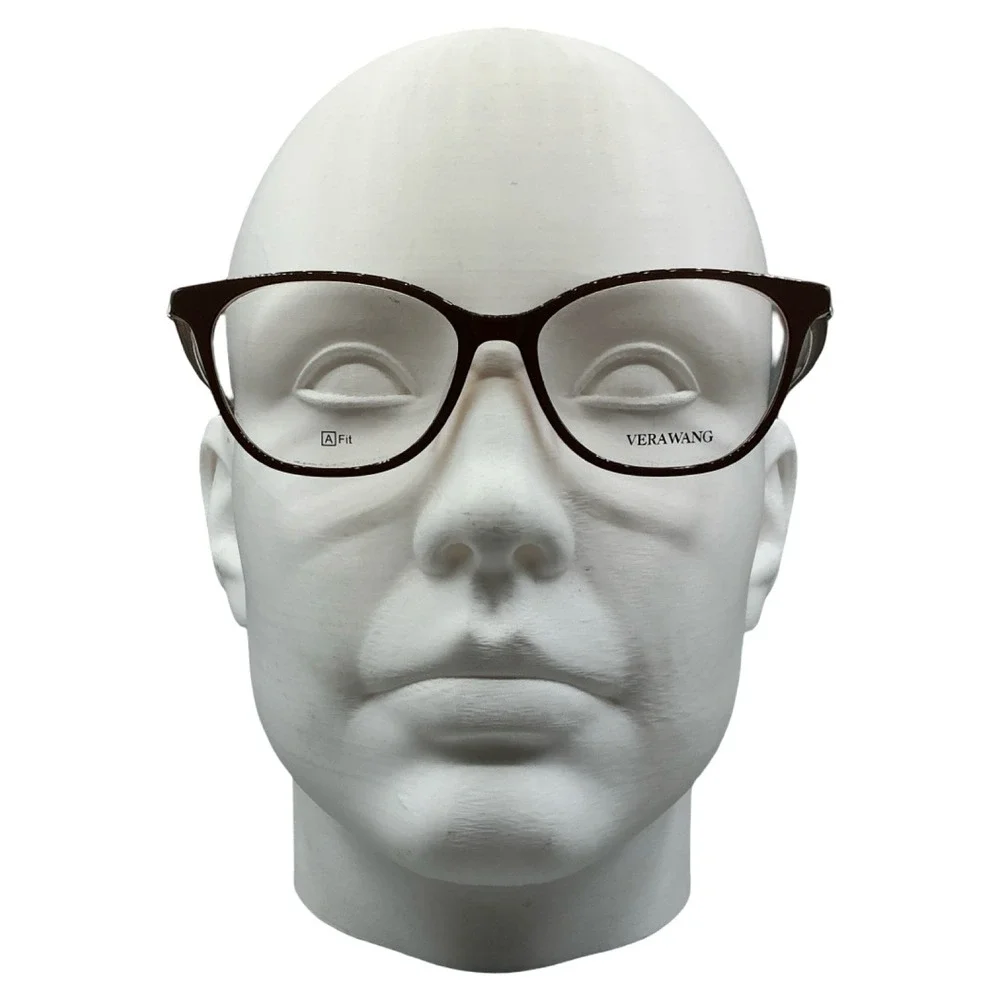 Vera Wang VA66 BR Brown Cat Eye Eyeglasses Frames 53-15-140 Asian Fit Womens